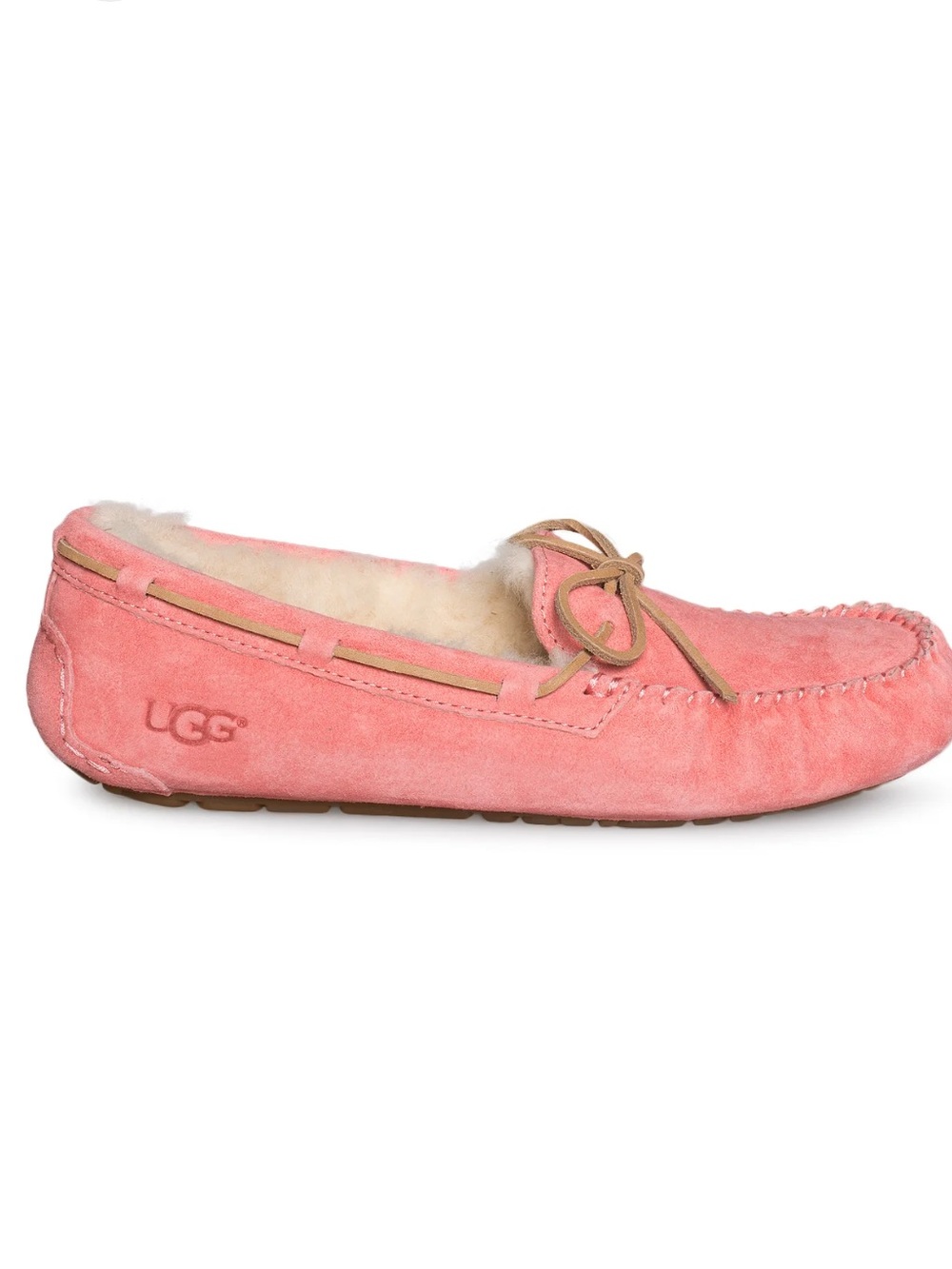 UGG Dakota Lantana Women's Suede Slippers - Coral Pink